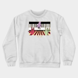 Piano Trinity Red Crewneck Sweatshirt